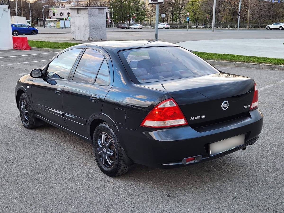 Купить Nissan Almera Classic I седан, 2007 года, цвет: Черный, за 215000  руб. в Санкт-Петербурге